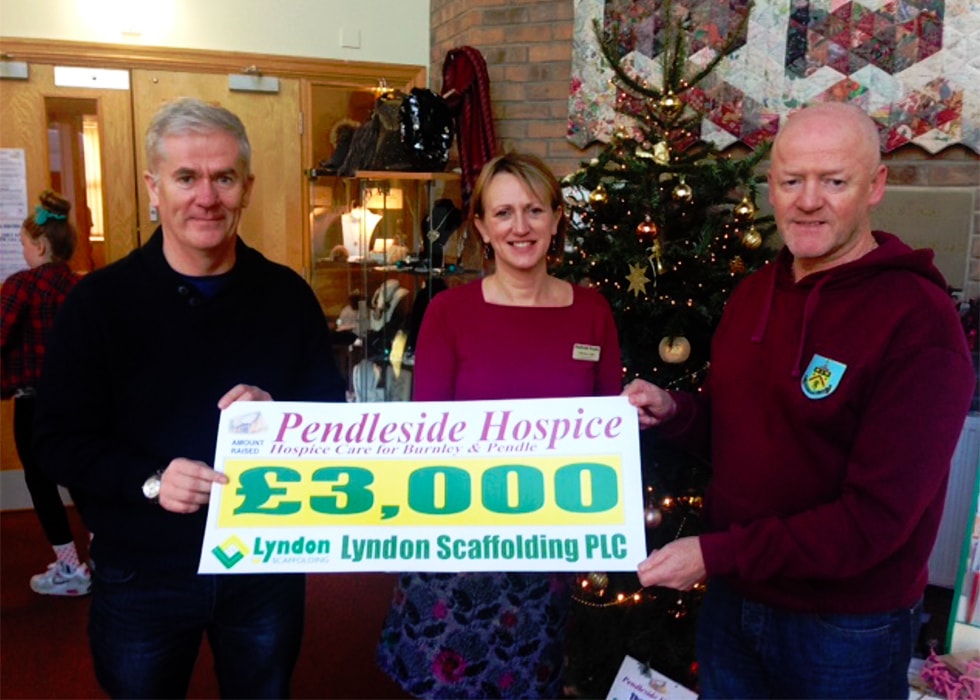 £80,000 Raised For Charities by Lyndon Scaffolding