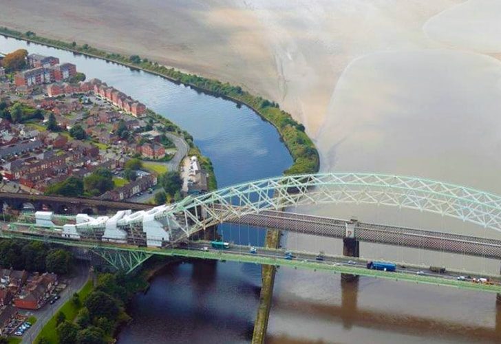 Runcorn Bridge, high level - Project - Lyndon Scaffolding Runcorn Bridge, high level - Project - Lyndon Scaffolding