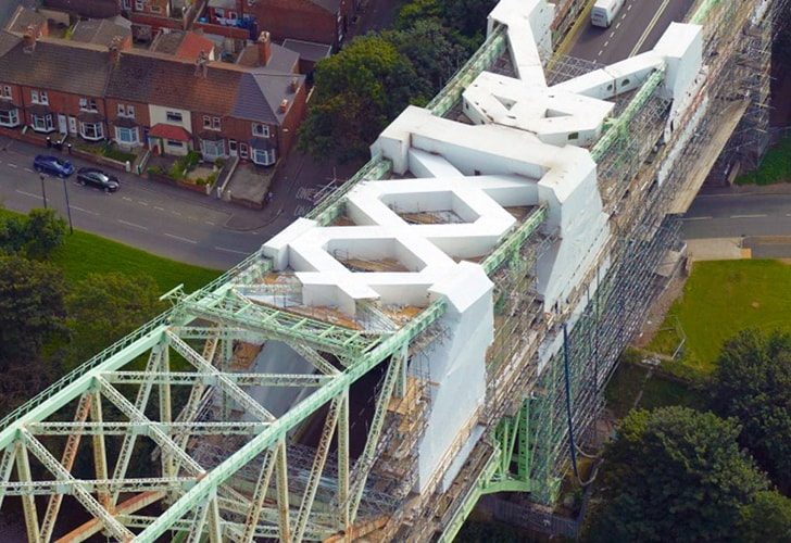 Runcorn Bridge, high level - Project - Lyndon Scaffolding Runcorn Bridge, high level - Project - Lyndon Scaffolding