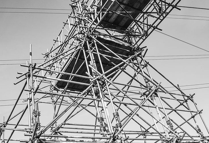 Stalybridge Powerline Access Scaffold - Project - Lyndon Scaffolding