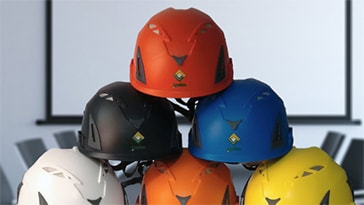 Orange Vented BIG BEN UltraLite Height Safety Helmet